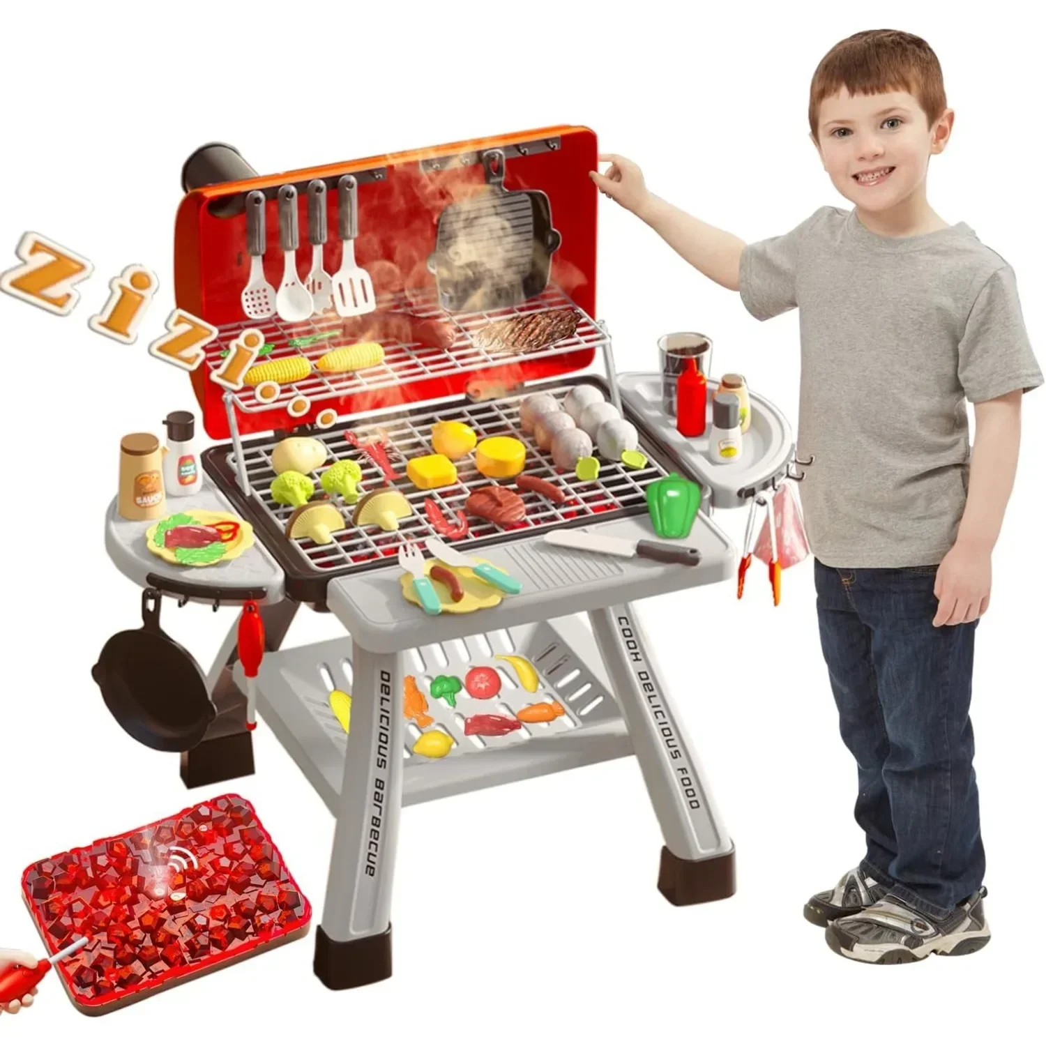 Camping Cooking Kids - Набор игрушек для гриля для барбекю,