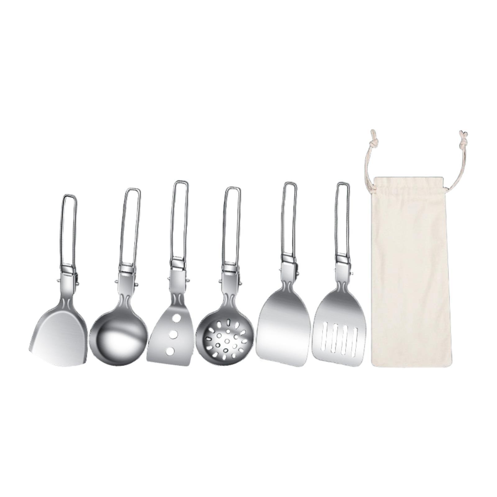 7 шт., набор посуды для кемпин – обзор и цена Camping Cooking Essentials Kit