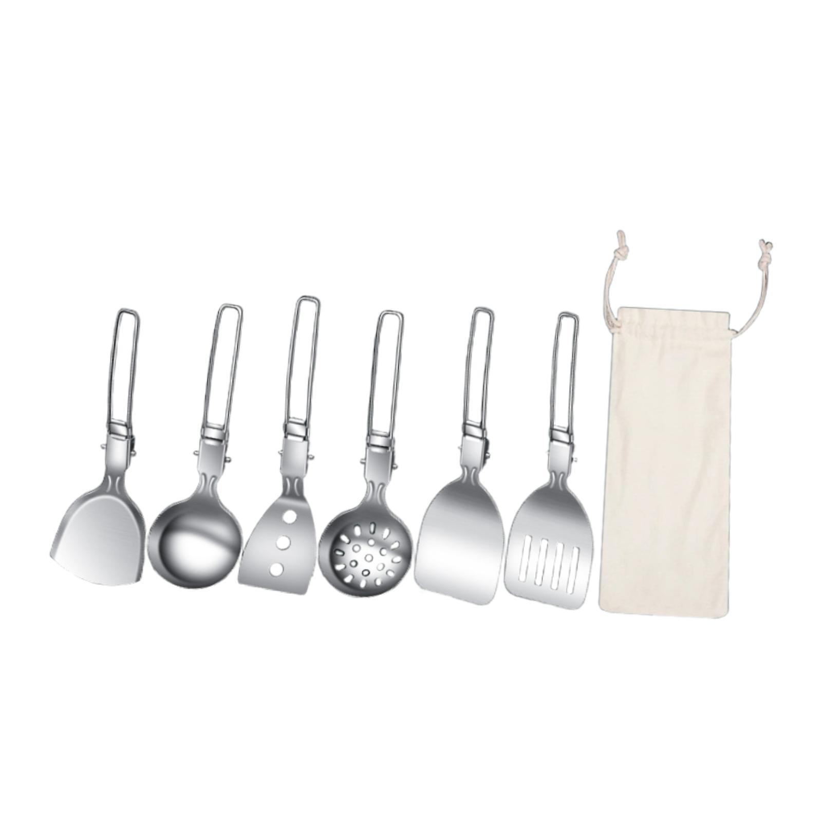 7 шт., набор посуды для кемпин – обзор и цена Camping Cooking Essentials Kit