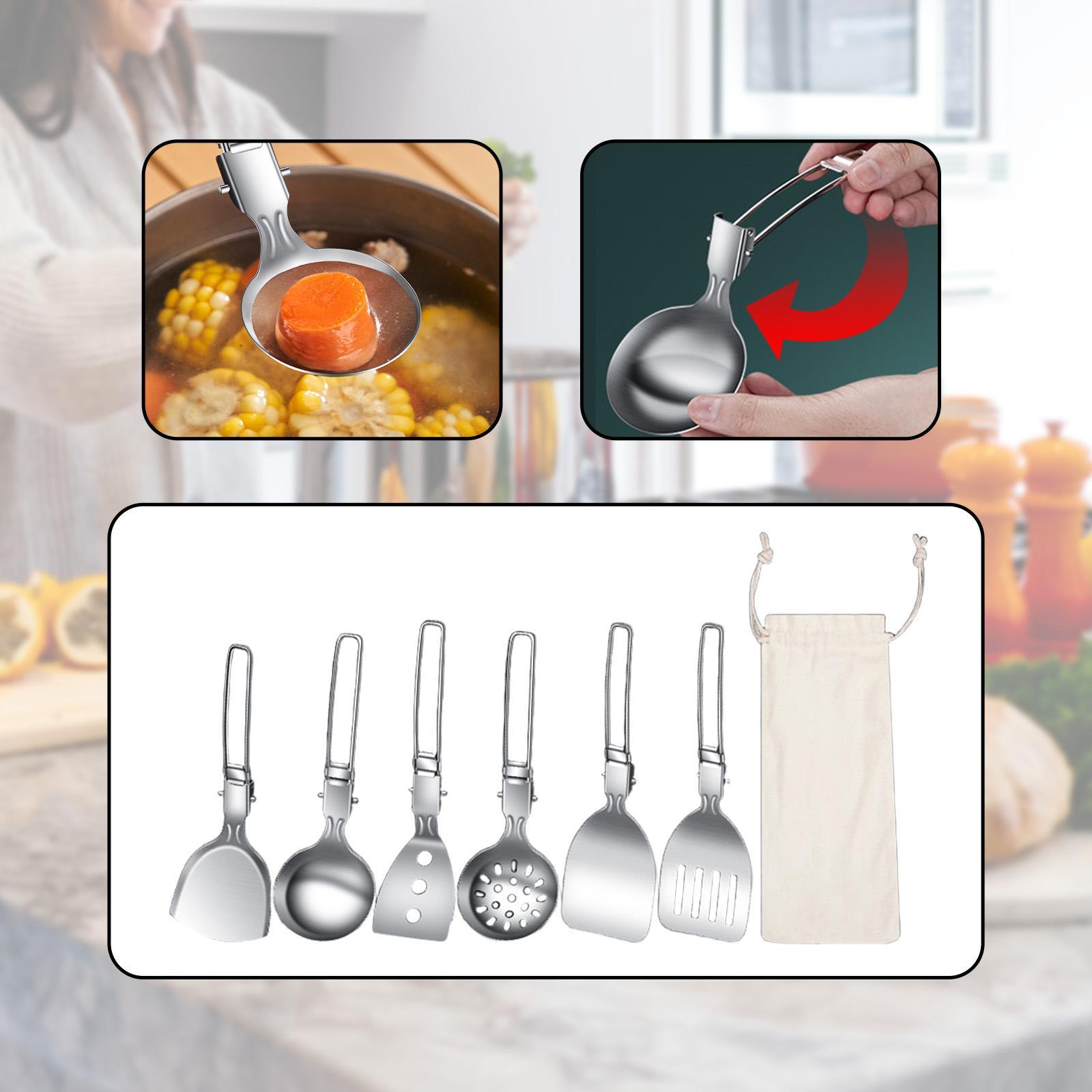 7 шт., набор посуды для кемпин – обзор и цена Camping Cooking Essentials Kit
