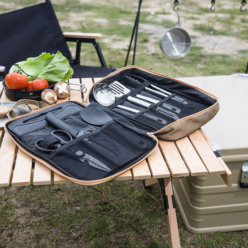 Набор походной кухонной утвари – обзор и цена Camping Cooking Set Stainless Steel