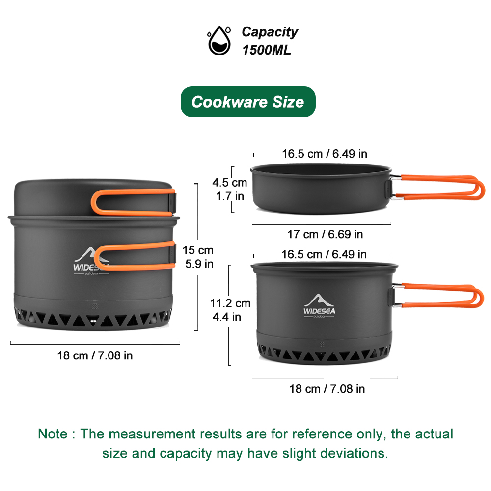 Набор посуды для кемпинга, ули – обзор и цена Camping Outdoor Cooking Equipment