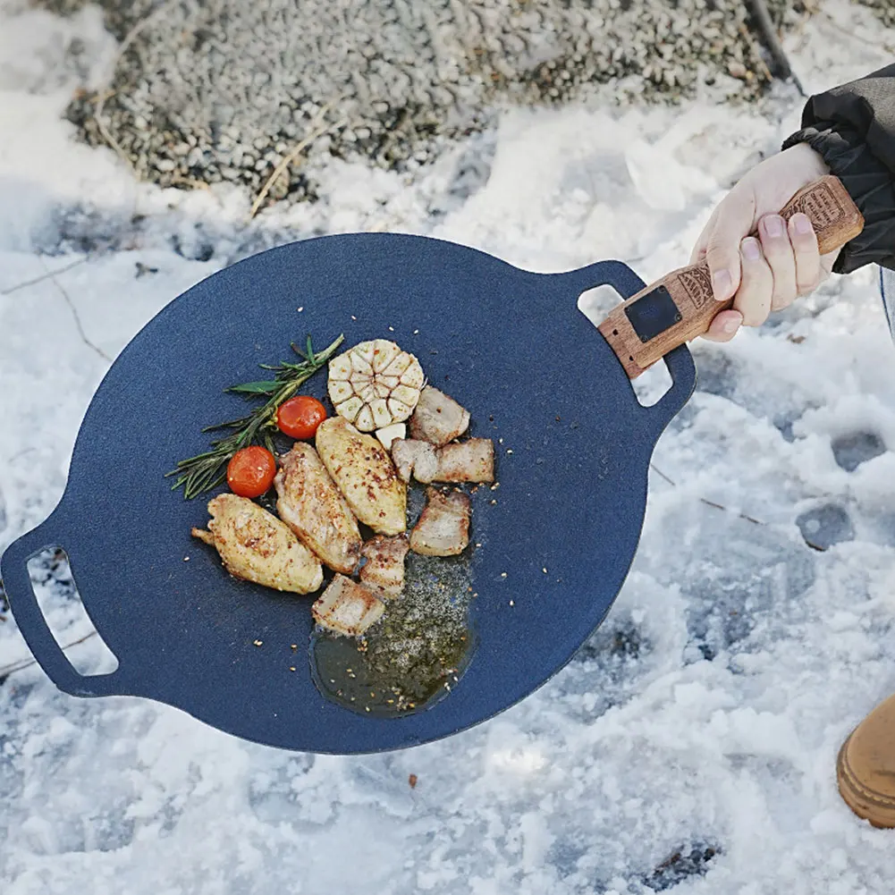 Наружная сковорода-гриль из на – обзор и цена Camping Cooking Bowl
