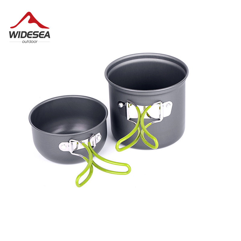 Набор ультралегкой походной по – обзор и цена Camping Cooking Set Stainless Steel