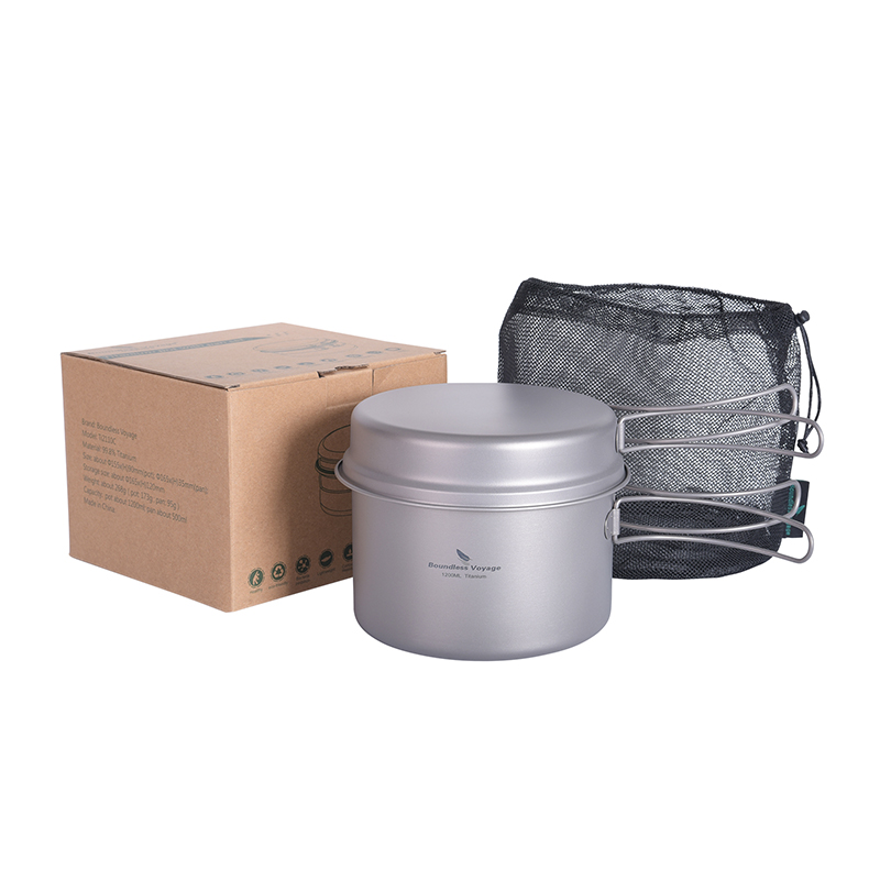 Титановая сковорода-кастрюля B – обзор и цена Camping Cooking Pots And Pans Set