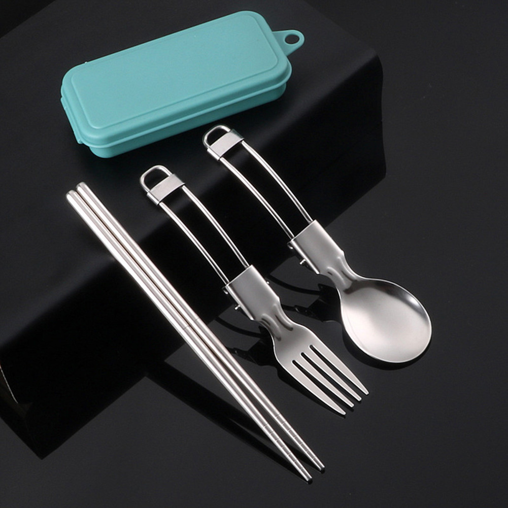 Столовые приборы для пикника,  – обзор и цена Camping Cooking Set Stainless Steel