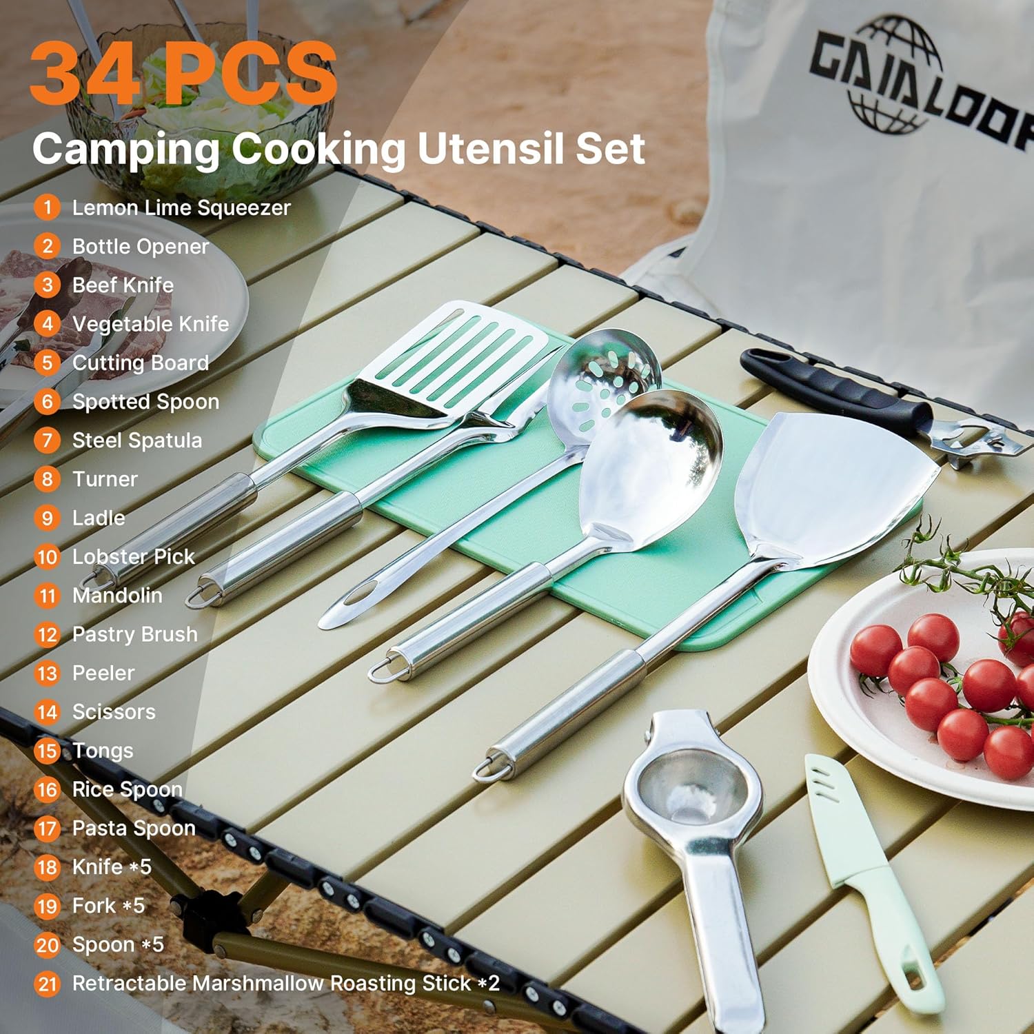 Набор походной посуды для кемп – обзор и цена Camping Cooking Essentials Kit