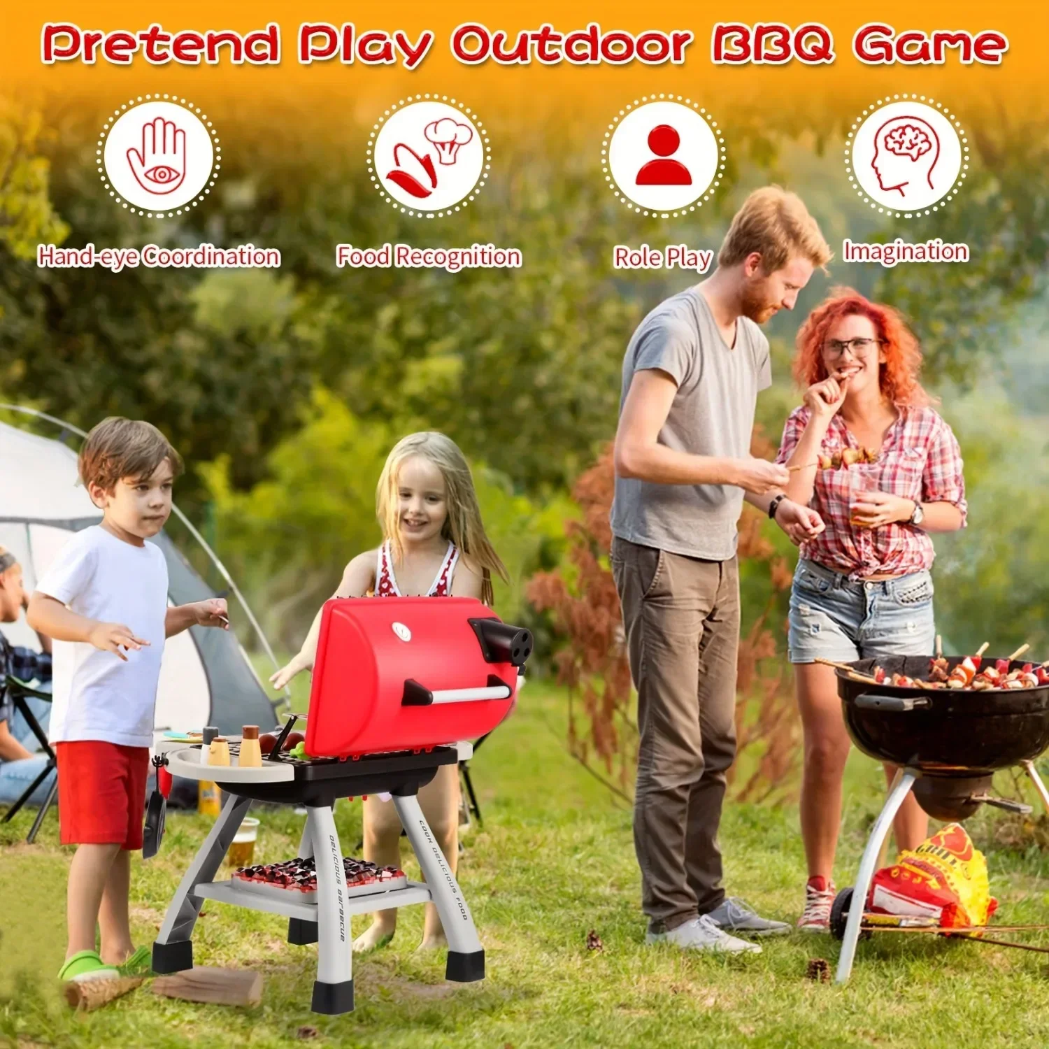 Набор игрушек для гриля для ба – обзор и цена Camping Cooking Kids