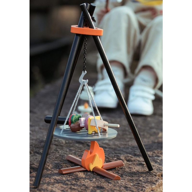 Деревянный набор для ролевых и – обзор и цена Camping Cooking Kids
