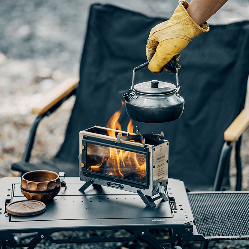 Портативная дровяная печь Goou – обзор и цена Campfire Cooking
