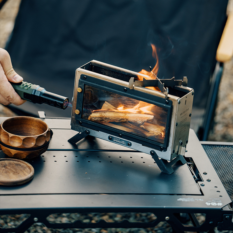 Портативная дровяная печь Goou – обзор и цена Campfire Cooking