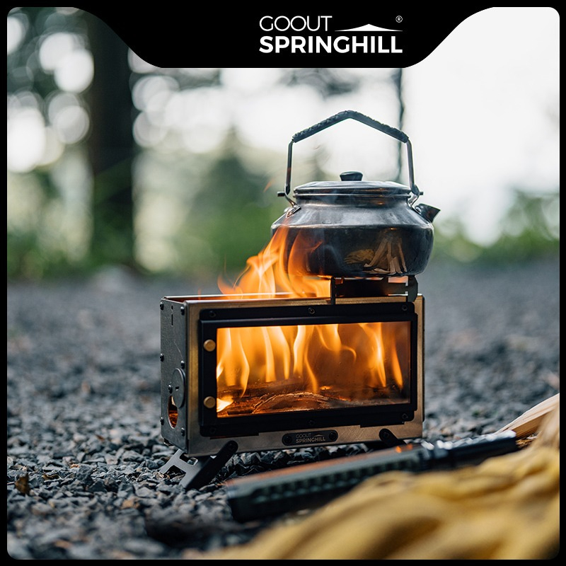 Портативная дровяная печь Goou – обзор и цена Campfire Cooking
