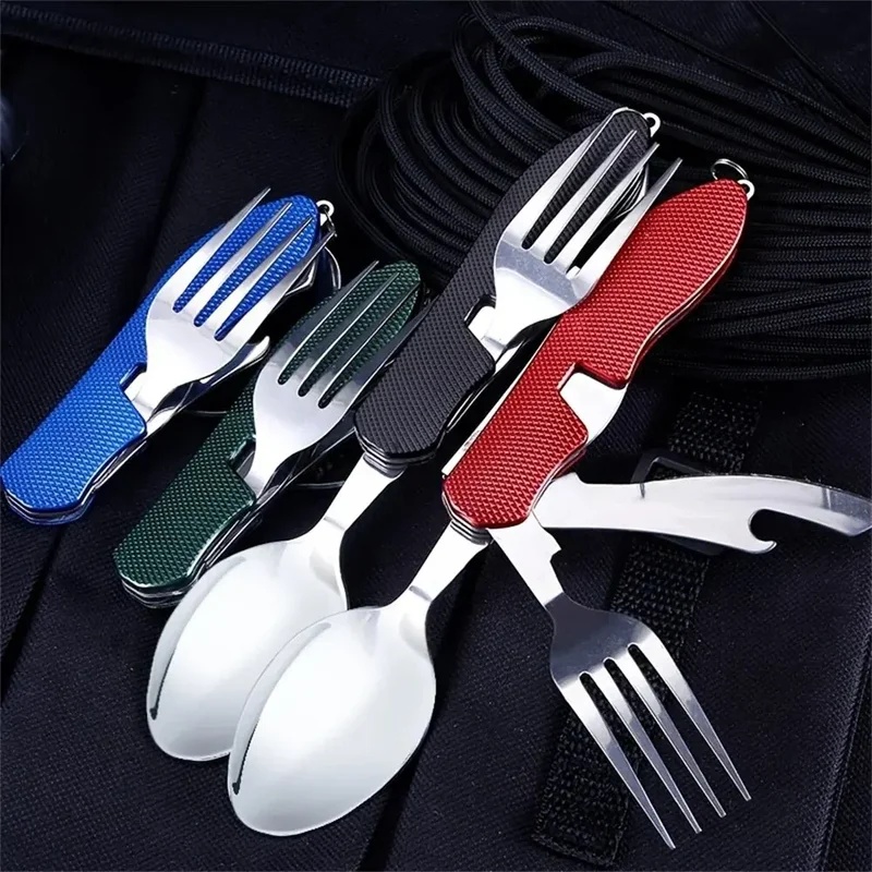 Набор столовых приборов из нер – обзор и цена Camping Cooking Set Stainless Steel