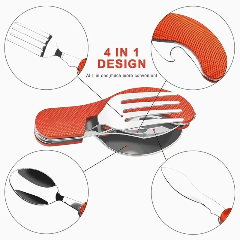 Набор столовых приборов из нер – обзор и цена Camping Cooking Set Stainless Steel