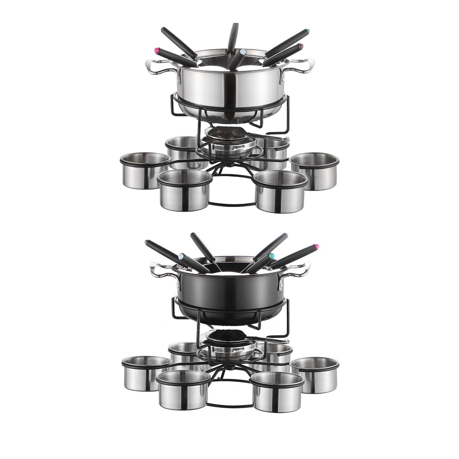 Набор для фондю: утолщенная мн – обзор и цена Camping Cooking Set Stainless Steel