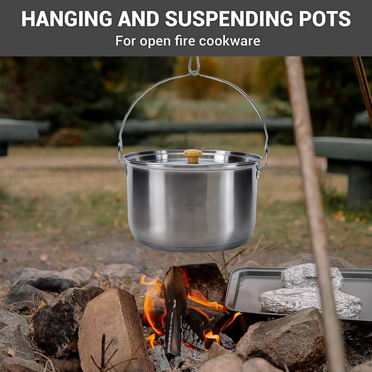Набор походной посуды из нержа – обзор и цена Camping Cooking Pots And Pans Set