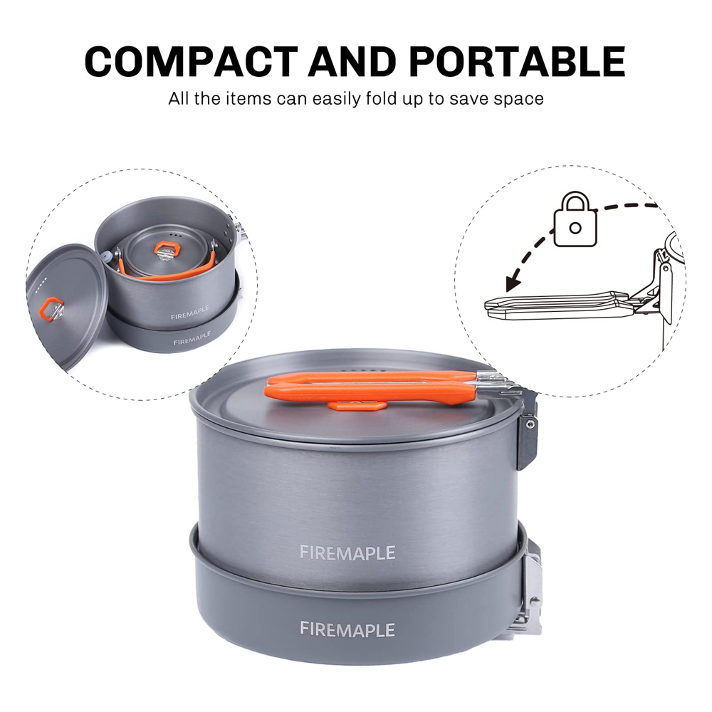 Fire Maple Кемпинг посуда Пеши – обзор и цена Camping Cooking Set Stainless Steel
