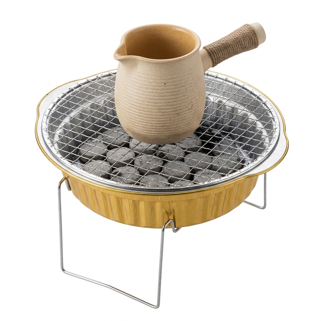 Одноразовый угольный гриль из  – обзор и цена Camping Cooking Essentials Kit