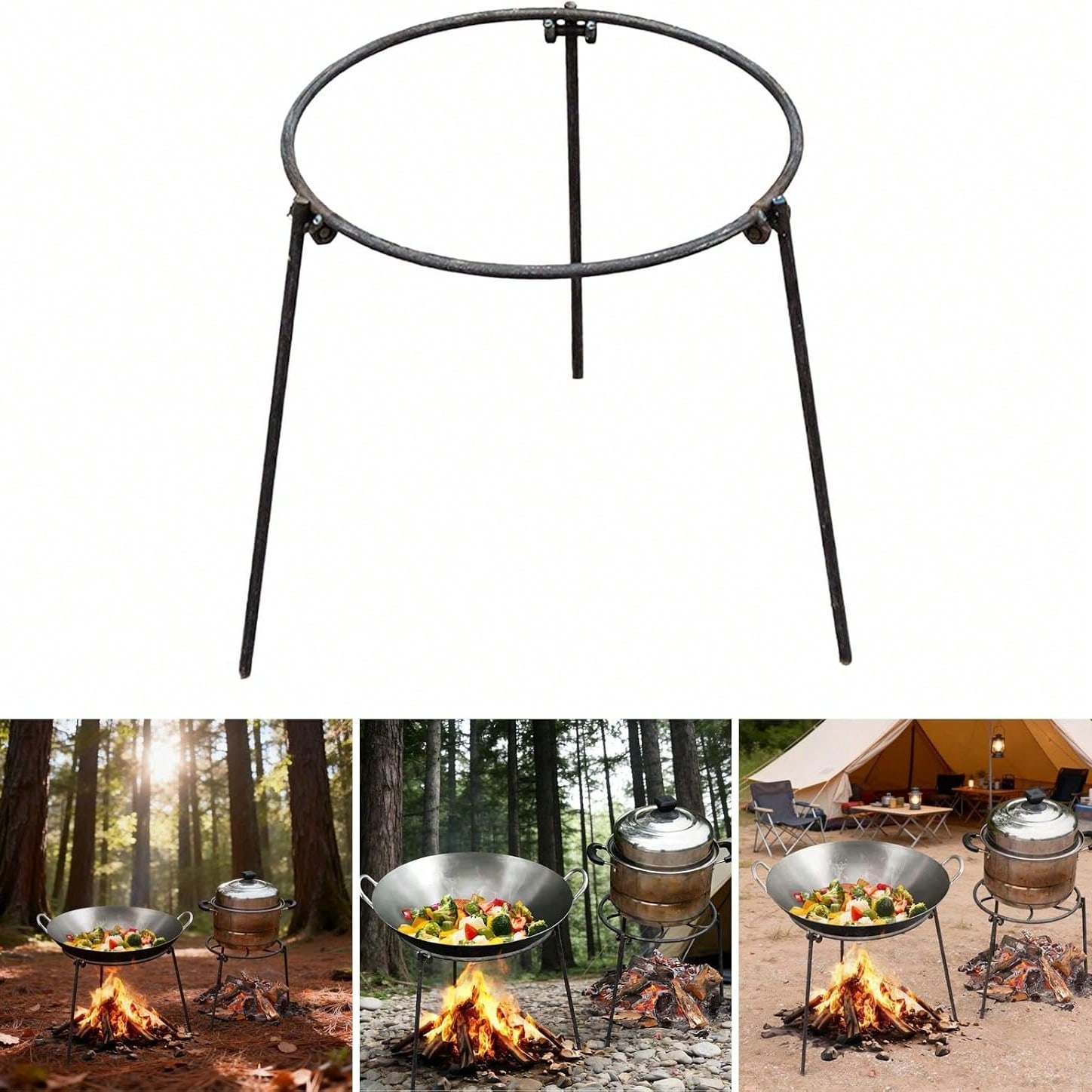 Портативный походный штатив дл – обзор и цена Campfire Cooking